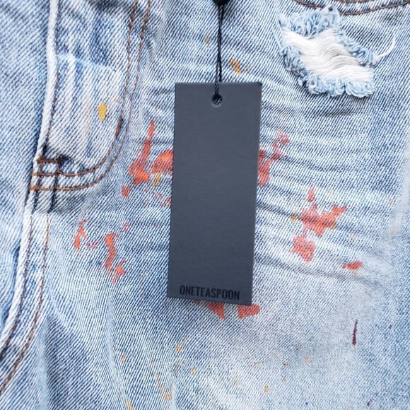 One Teaspoon Rocko Hawaii Denim Maxi Skirt - Picture 8 of 8